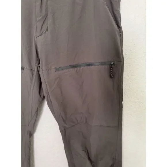 Fjallraven Pants High Coast Hike Trousers Men 36 x 32 Green Khaki Mountain Gorp